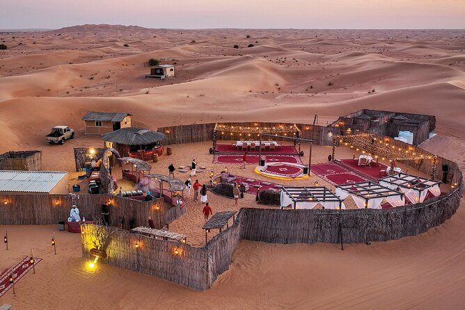 Full Day Desert Safari with Camp Access, Buffet Dinner,Camel Ride - Sealine Beach: tires down, then the fun begins