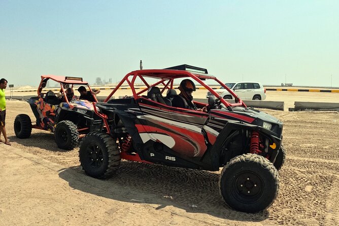Half Day Night and Morning Desert Safari Camel and Sand Boarding - Khor Al Udaid: where the sand reaches the inland sea