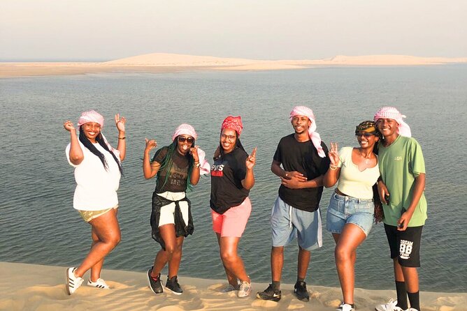 Half Day Safari Tour With Camel Ride and Sand Boarding in Doha - The inland sea at Khor Al Udaid