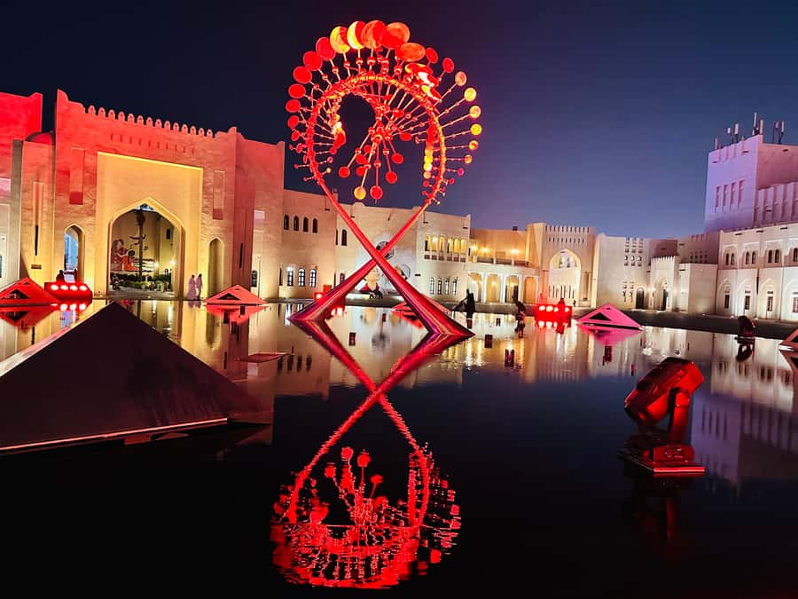 Layover: Doha Private City Sightseeing Tour & Dhow Boat Ride - The Pearl-Qatar and the water play area