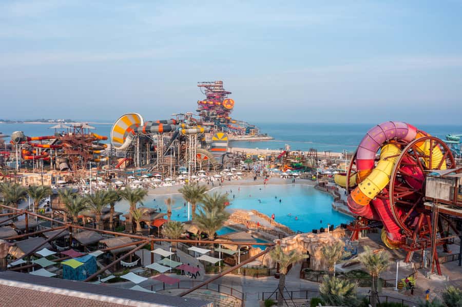 Lusail: Meryal Waterpark Entry Ticket - Starting at The Rig 1938 and the 85-Meter Icon Tower