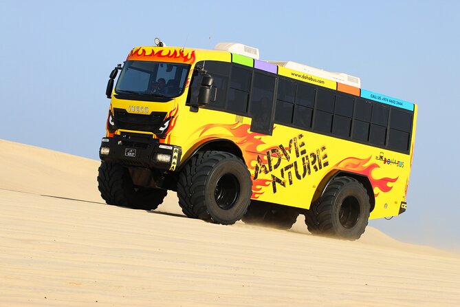 Monster Bus desert adventure: Dune bashing and sandboarding - Key points to know before booking