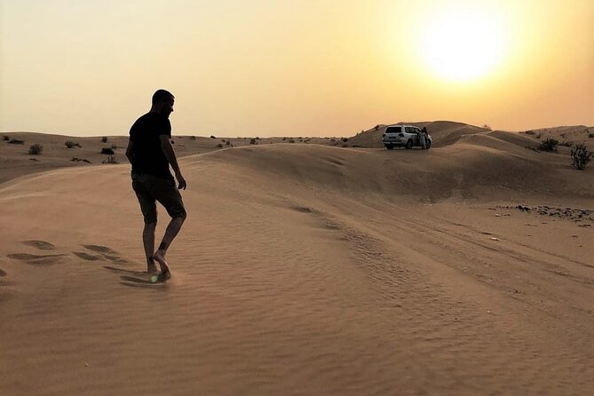 No Rush Desert Safari: 6-Hour Adventure & Inland Sea Relaxation - Camels and Sandboarding at the Desert Camp