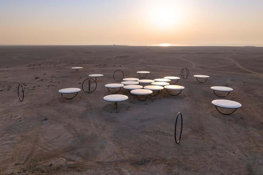 North of Qatar: Olafur Eliasson Exibit, Zubara fort & jumail - Olafur Eliasson’s curious desert installation