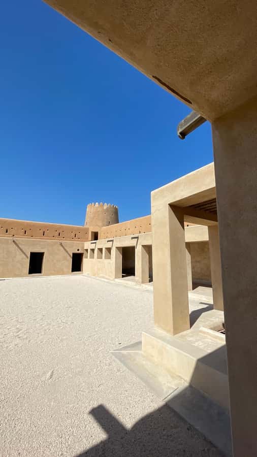 North of Qatar: Olafur Eliasson Exibit, Zubara fort & jumail - Jumail village beside the Persian Gulf