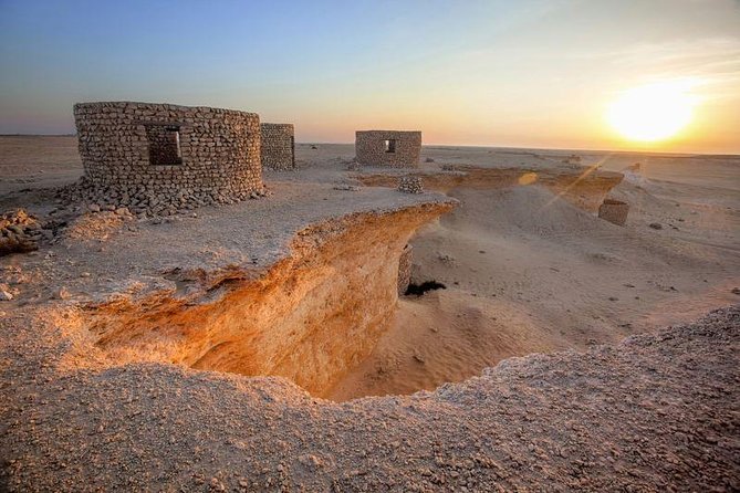 North Qatar Tour | Zubara Fort | Purple Island | Mangros Colony - Al Jumail, an abandoned coastal village