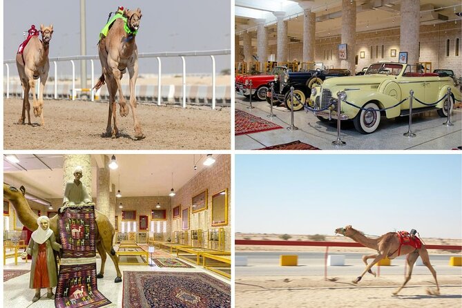 Private Combo Tour to Sheikh Faisal Museum and Camel Racing Track - Starting in Doha: pickup and the ride out