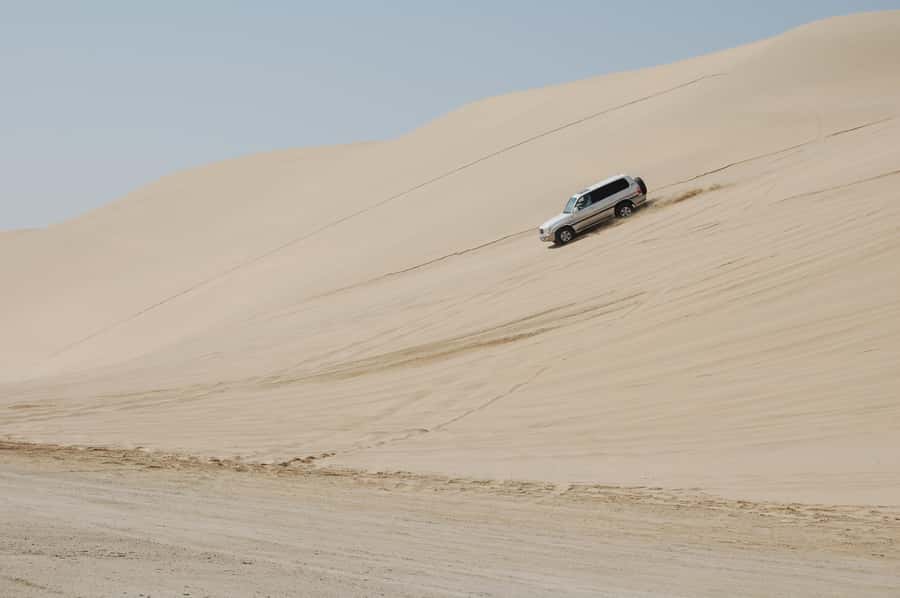 Private Desert Safari with Inland Sea visit - Pickup in Doha and the Start of the Drive
