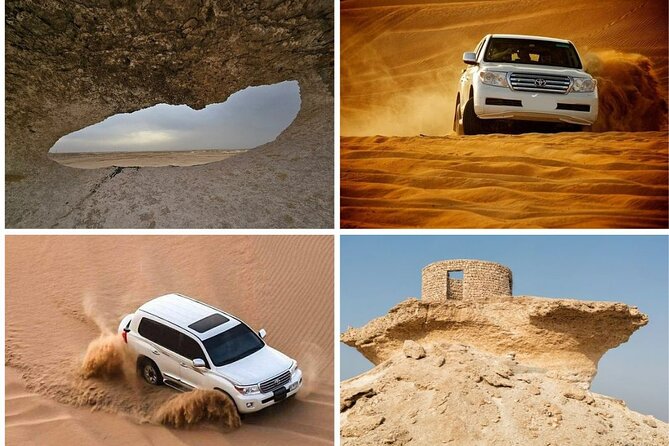 Private Full Day Guided West of Qatar Tour and Desert Safari - Two hours of dune bashing at Sealine Beach