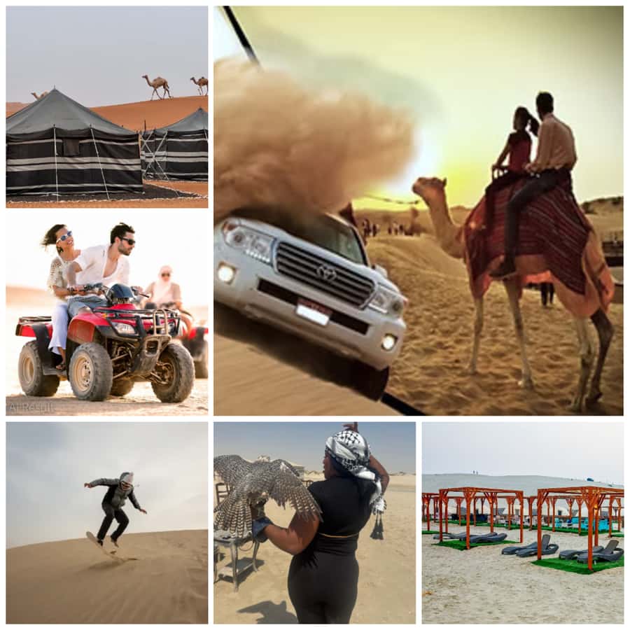 Private Half-Day Desert Safari Tour+Camel Ride - The 4WD run across Qatar’s southern dunes