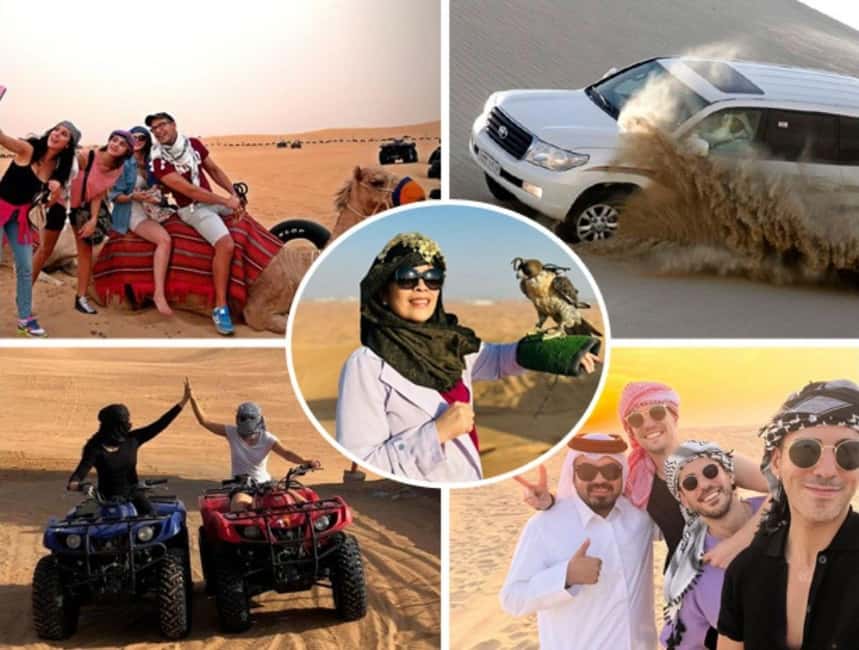 Qatar: ATV & Quad Dune Bashing, Camel Ride, & Sandboarding - The Inland Sea and the best photo moments