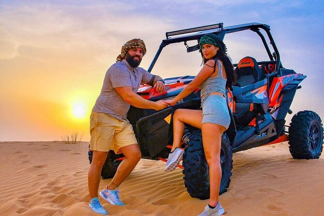 Qatar Desert Thrills Self Ride Dune Buggy Safari and Camel Ride - Taking control at Sealine Beach