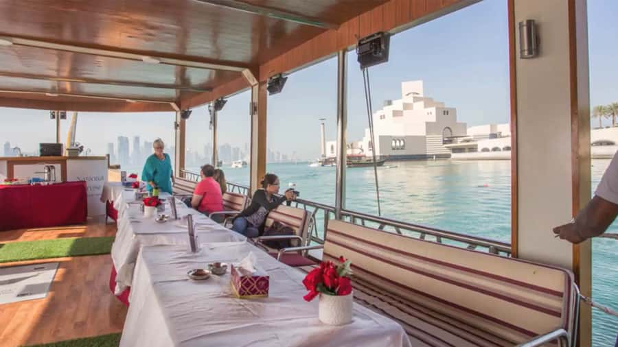 Qatar: Doha Sightseeing Cruise Onboard an Arabic Dhow Boat - The two-hour route through Doha’s waterfront