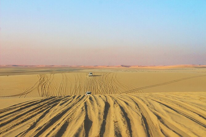 Qatar Gold Dune Safari, Dune Bashing,Camel Ride,Sand Boarding,Inland Sea Desert - Sandboarding on the Dunes