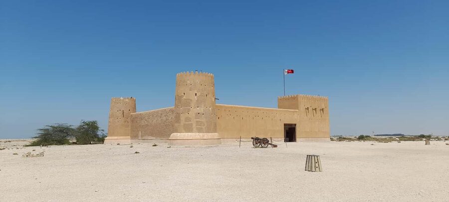 Qatar: North Tour, Al Zubara Fort and Purple Island - Purple Island, causeways, and coastal quiet