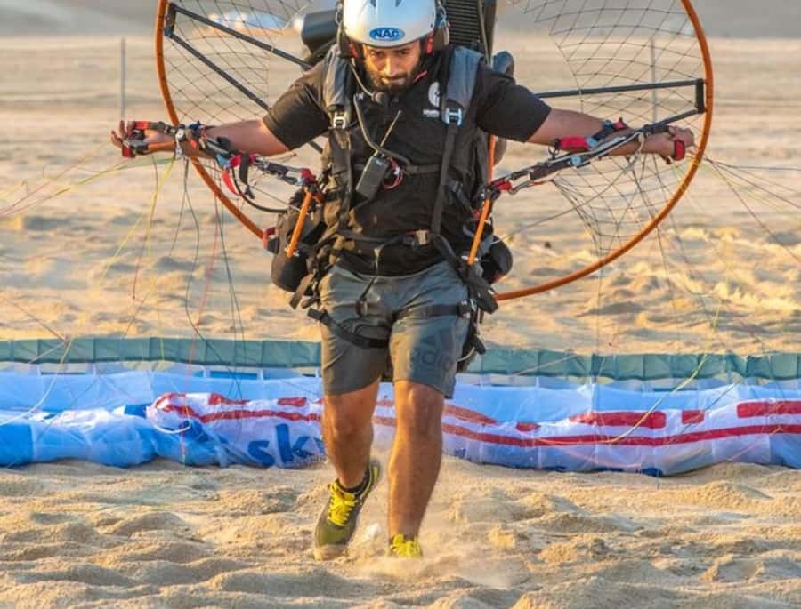 Qatar's Skybound Adventure: Exclusive Private Paratrike tour - Pack Light, Protect Your Camera