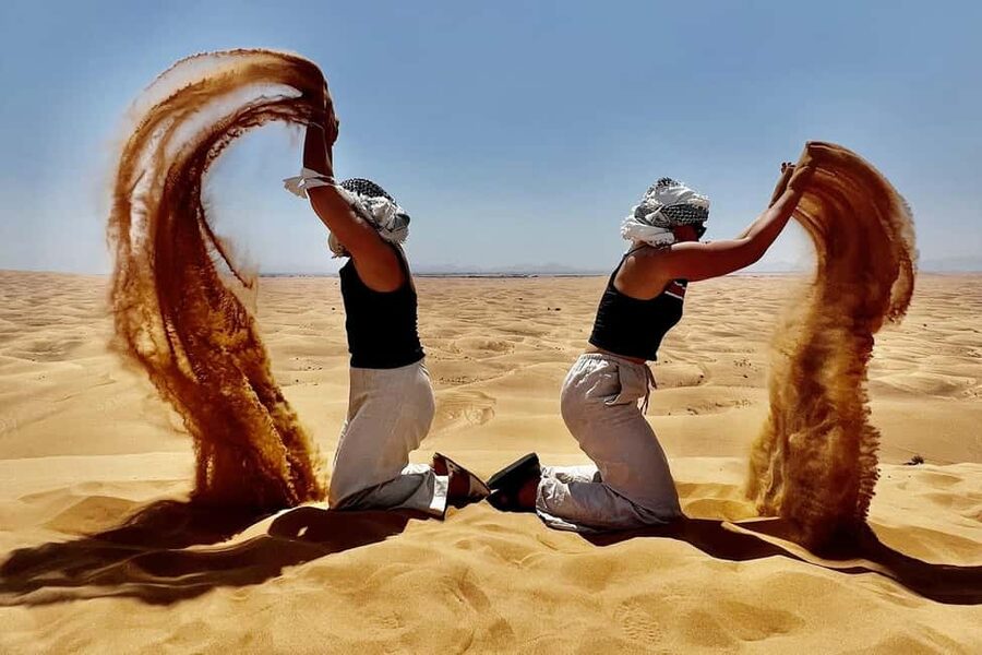 Qatar: Sunrise/Sunset Desert Safari, Camel Ride&Sandboarding - Practical preparation for the open sand