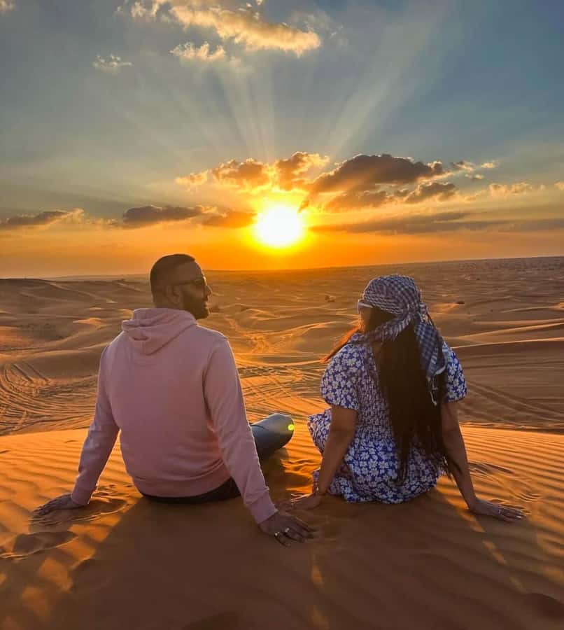 Quad Bike/Buggy, Desert Safari, Camel Ride, Dune Bashing - Red dunes and the first rush of dune bashing