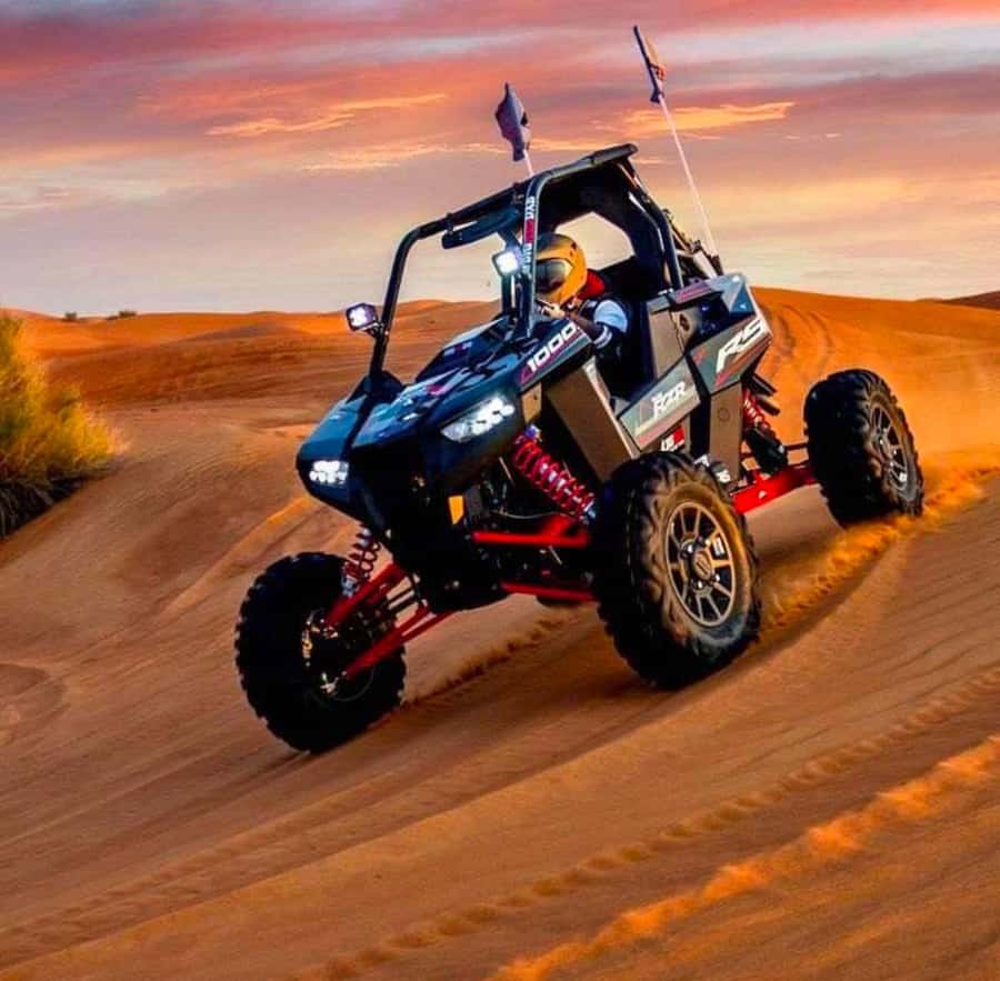 Quad Bike/Buggy, Desert Safari, Camel Ride, Dune Bashing - Quad biking for 25 minutes of control