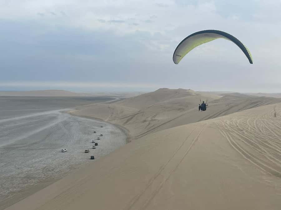 Relax Desert Safari, Sand Dune Bashing (Private Safari) - Sandboarding at the Inland Sea