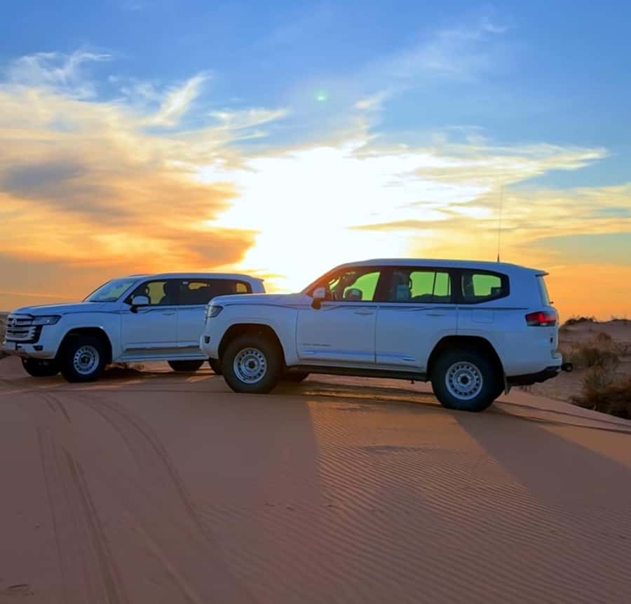 Relax Inland Sea Tour, Desert Safari, Camel Ride, SandBoard - The optional quad bike comes with real responsibility