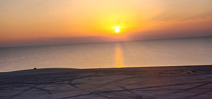 Sunrise or Sunset desert Safari with Sandboarding in Qatar - What the $56 price really covers