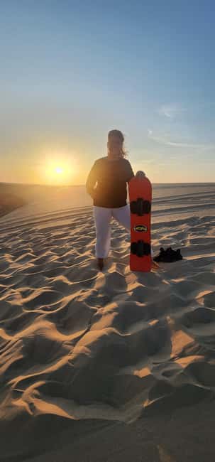 Sunrise or Sunset desert Safari with Sandboarding in Qatar - Who will enjoy this outing most