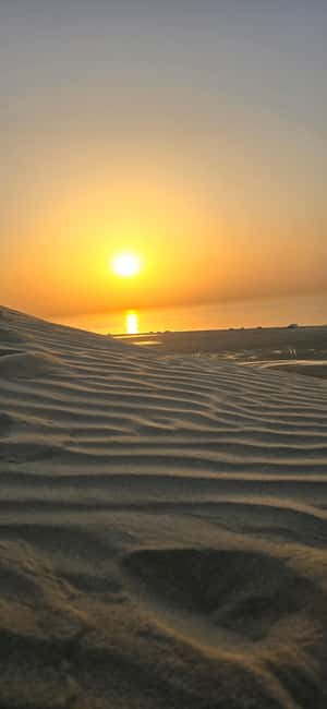 Sunrise or Sunset desert Safari with Sandboarding in Qatar - Sunrise or sunset, choose your desert mood