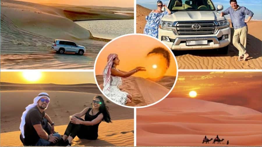 Sunrise/Sunset DuneBashing,CamelRide InlandSea &Sandboarding - Who should book this Qatar desert safari?