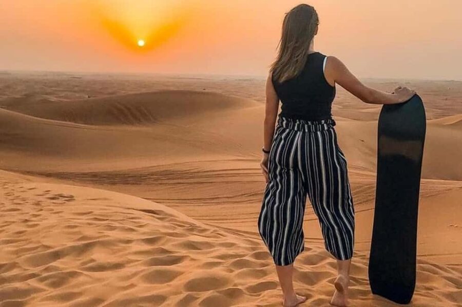 Sunset Desert Safari with Dune Bashing & Inland Sea Views - Meeting at National Museum metro station