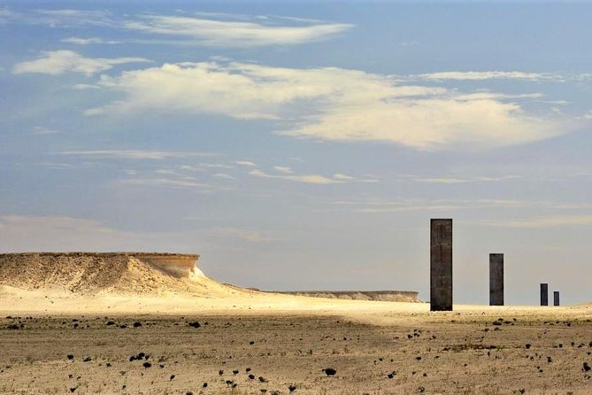 West Coast tour, Zekreet, Richard Serra Sculpture, Mushroom Rock Formation - Richard Serra’s steel walls in the Brouq desert