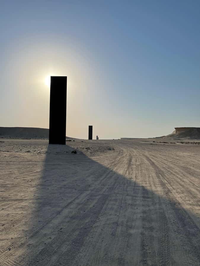 West Qatar tour to Richard Sierra sculpture,Umbrella Rock - What $32 buys you